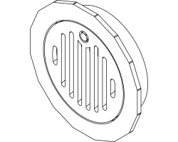 Ensemble de cadre et grille PEDCS-300