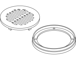 Frame and cover BCM118