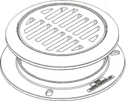 Adjustable frame guider and grate set BCM450