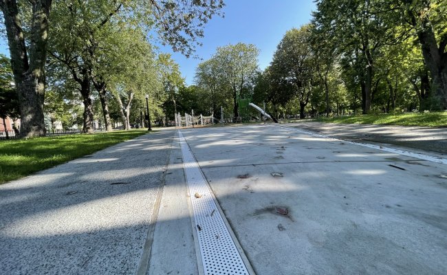 Photo : Jeux d’eau Parc Lafontaine